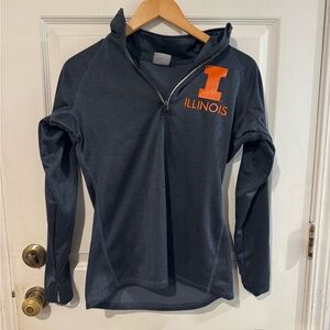 Knights Apparel Dark Gray Illinois Pullover